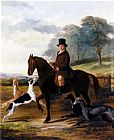 William Henry Knight Mr. Gilpin On His Favorite Hack With Greyhounds painting